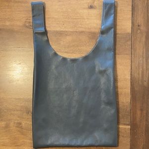 Leather Baggu Tote